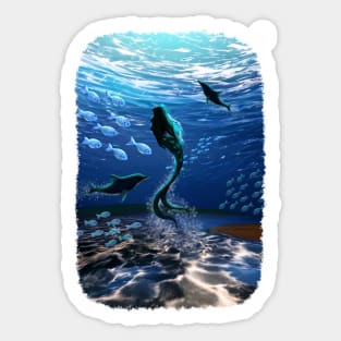 Mermaid Magical Ocean Spirit Sticker